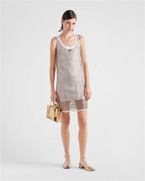 prada mesh dress|prada dresses.